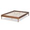 Baxton Studio Colette Ash Walnut Finished Wood Queen Size Platform Bed Frame 161-10185 - alternate 3
